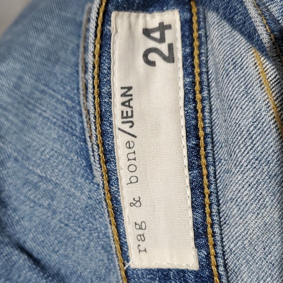 DENIM RAG & BONE TOMBOY  JEANS SIZE 24 INSEAM 28 - Picture 8 of 10